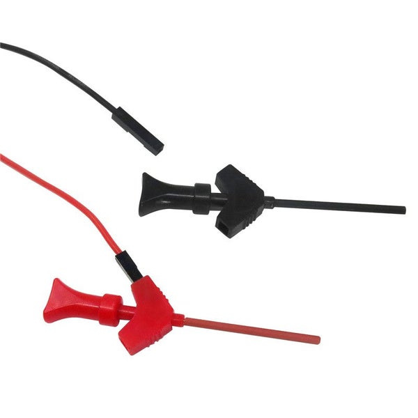 Cleqee P5003 10Pcs Mini Grabber SMD IC Test Hook Clip Jumper Probe Logic Analyze Carousel 6