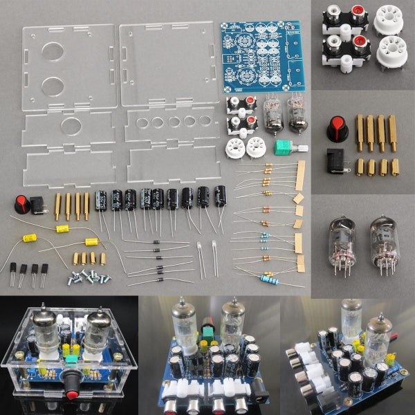 6J1 Valve Tube Preamplifier Board Module Bass on Musical Fidelity DIY Kit with C Carousel 1