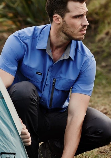 Syzmik Mens Outdoor SS Shirt - 6 Colours - Sizes 2XS to 7XL Carousel 2