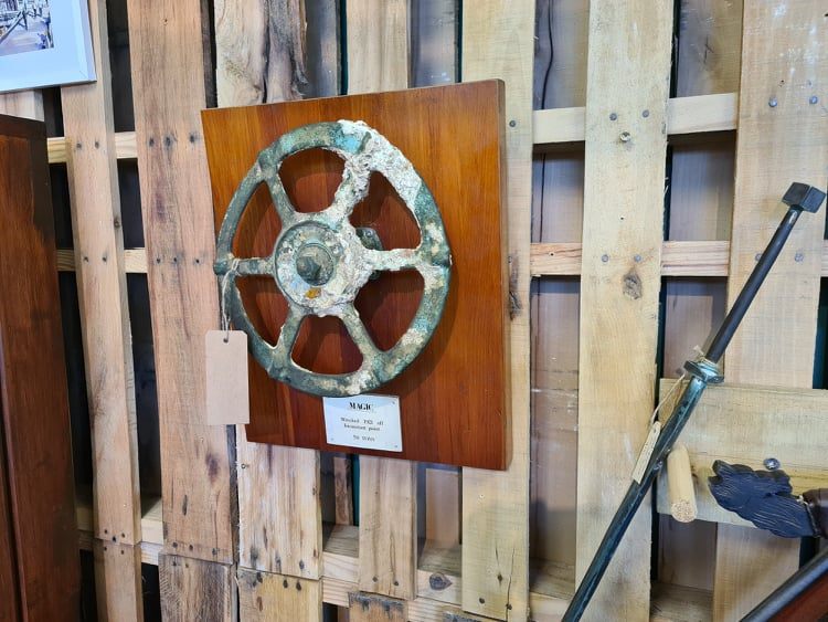 NEW LOW PRICE Salvaged Ship’s wheel from the “MAGIC” Carousel 2