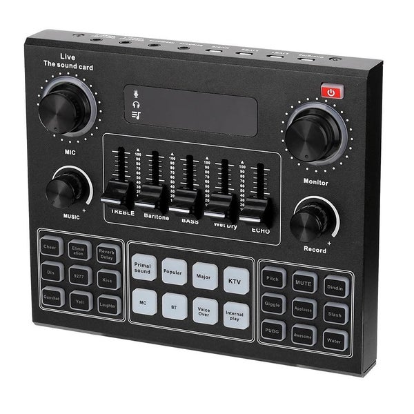 V9 Audio Sound Card 3.5mm Headset Live Studio Phone Computer Sound Adapter Carousel 1