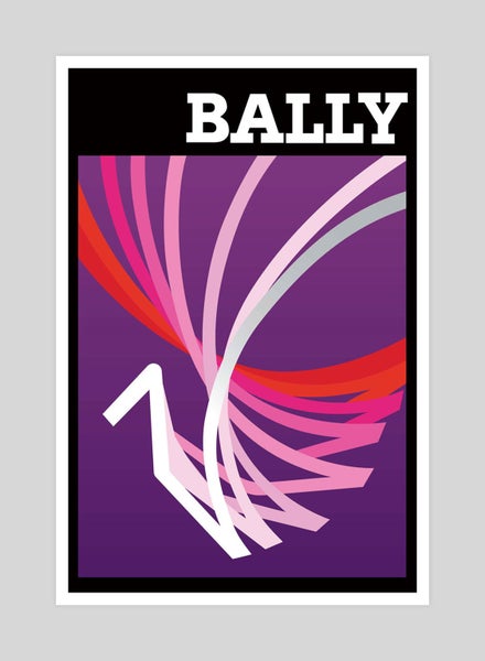 Bally Femme 1973 Vintage Poster Art Print - 64cm x 94cm Carousel 1