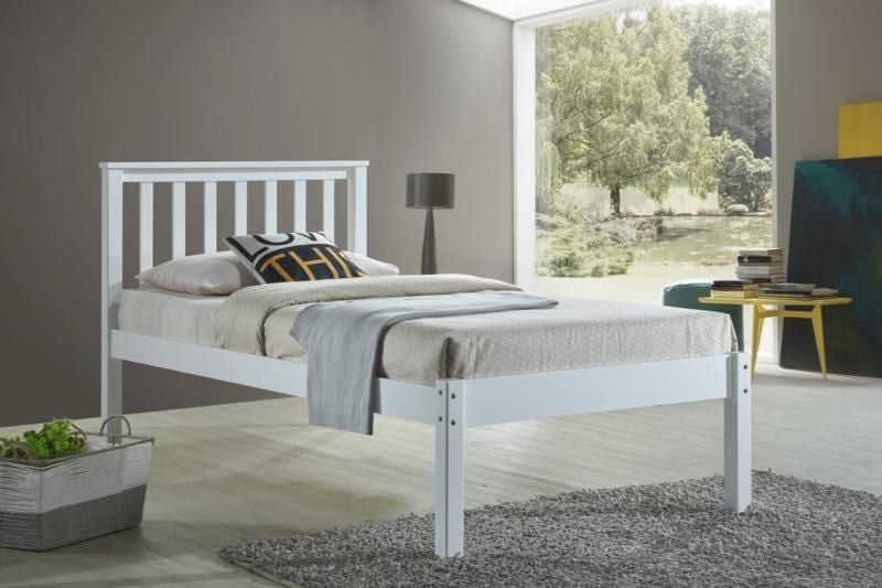 Coupe Single Bed White Colour without mattress Carousel 1