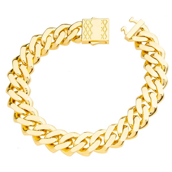 ICED OUT Cuban Link Bling Bracelet - Baguette 12mm Carousel 2
