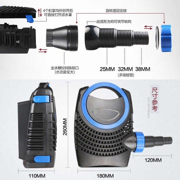 SunSun CTF-12000B SuperEco Pond Pump submersible Pumps 12000l/h 100W62864732606978114