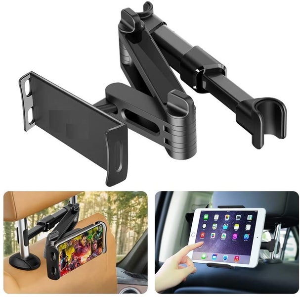 360° Adjustable Car Headrest Mount for Smartphone, iPad & Tablet Carousel 1