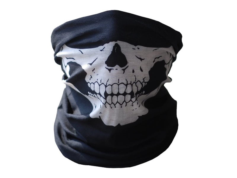 Skull UV Protection Tube Scarf Bandana Head Face Mask Neck Gaiter Carousel 1