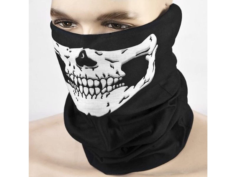 Skull UV Protection Tube Scarf Bandana Head Face Mask Neck Gaiter Carousel 2