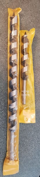 Drill Auger Bits 25mm 230 & 460 long Carousel 1