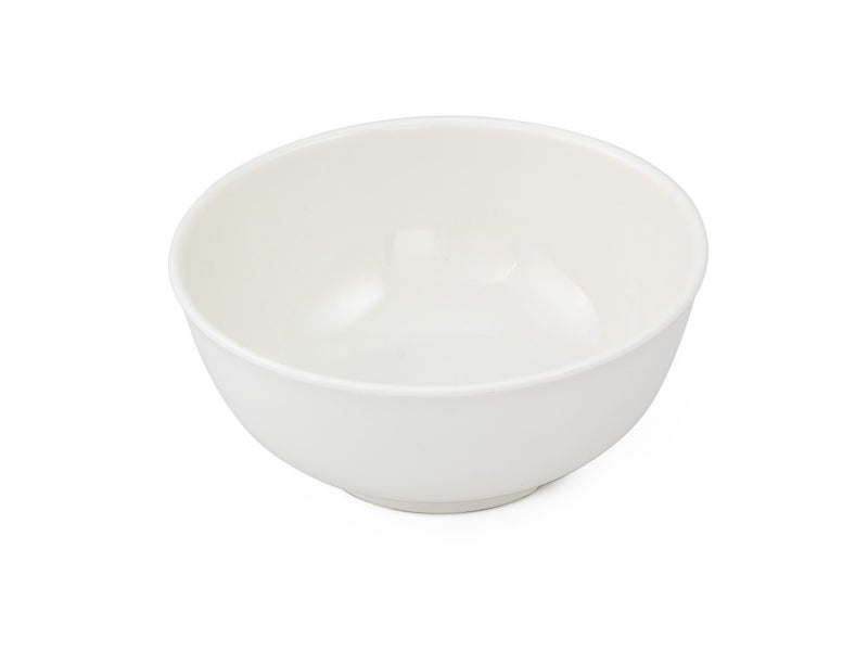 Breakfast Bowl Melamine Round White 170mm Dia Carousel 1