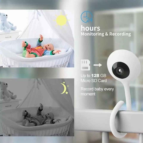 Baby Monitor, Temperature& Humidity detection 1080 IP WiFi camera Carousel 2
