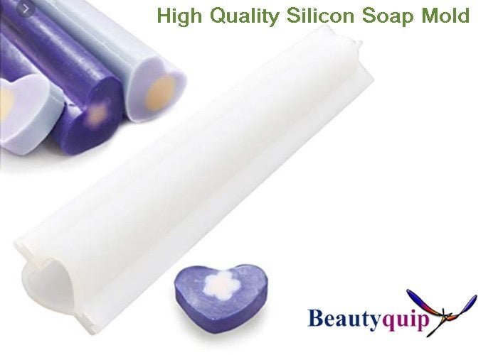 Soap Mold Long Heart Tube Mold 305mm long Carousel 1