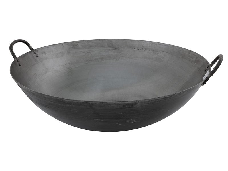 Wok Pan 55cm Commercial Iron Woks Frying Pans Carousel 1