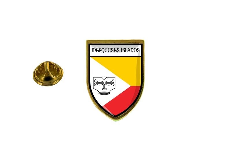 pins pin's flag national shield marquesas island polynesia marquises Carousel 1