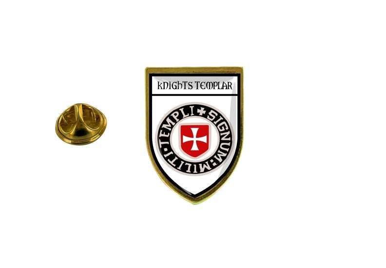 pins pin's flag national badge backpack shield knight templar crussader Carousel 1