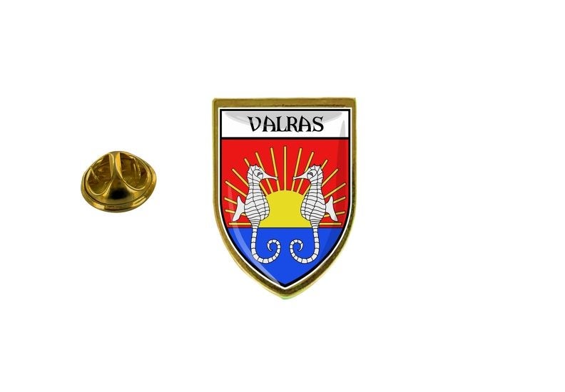 pins pin's flag national badge backpack hat shield france flag valras Carousel 1