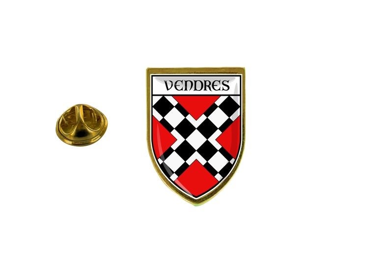 pins pin's flag national badge backpack hat shield france flag vendres Carousel 1
