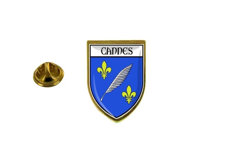 pins pin's flag national badge backpack hat shield france flag cannes Carousel 1