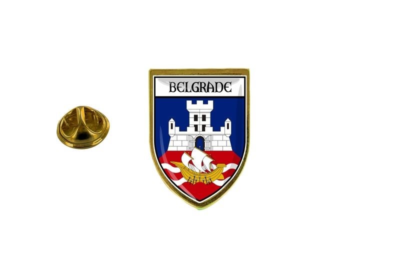 pins pin's flag national badge backpack hat shield belgrade serbia Carousel 1