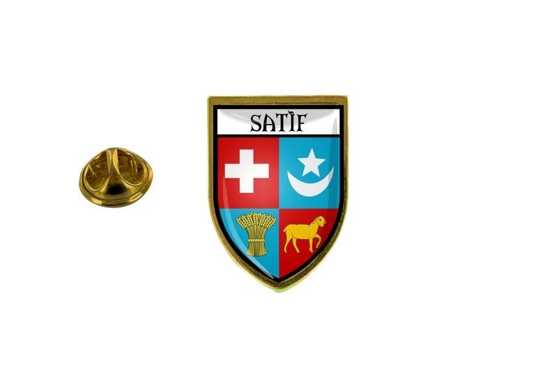 pins pin's flag national badge backpack hat shield algeria setif Carousel 1