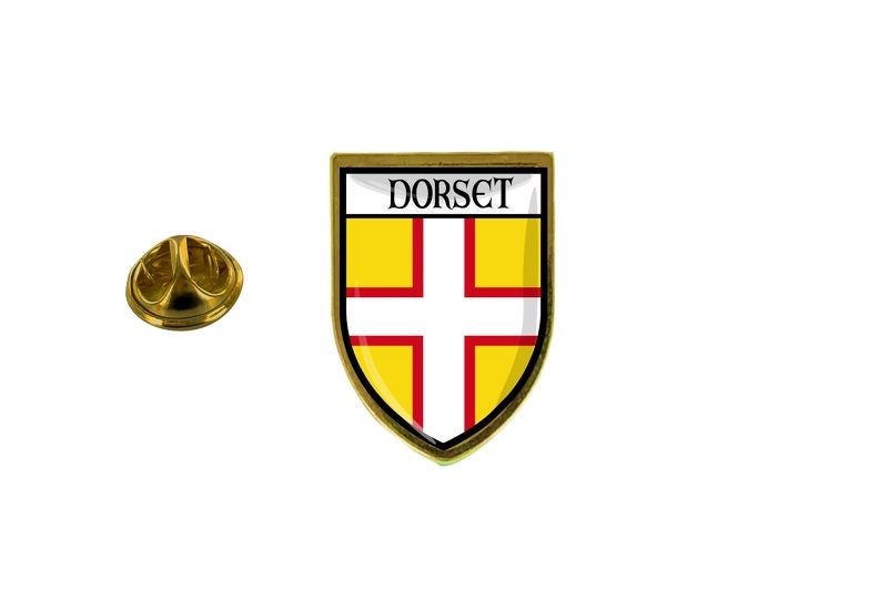 pins pin's flag national badge backpack hat shield dorset r2 Carousel 1