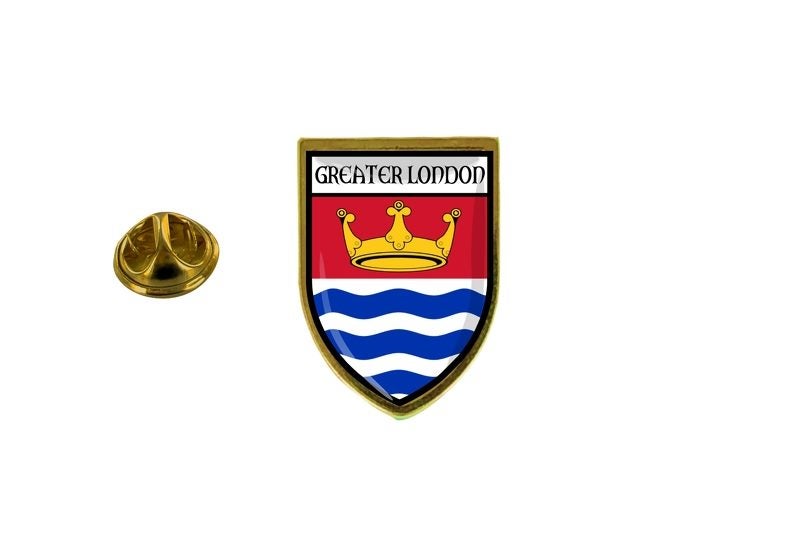pins pin's flag national badge backpack hat shield greater london Carousel 1