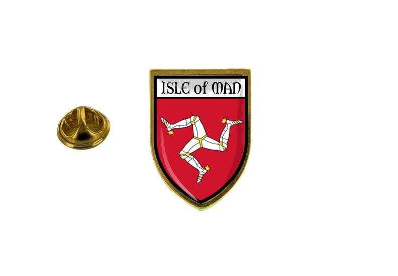 pins pin's flag national badge backpack hat shield isle of man Carousel 1