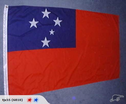= Samoan Flag - Flag of Samoa - Manu Samoa = Carousel 2
