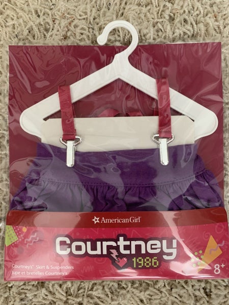 American Girl 18" Doll "COURTNEY'S SKIRT & SUSPENDERS" Courtney Moore collection Carousel 4