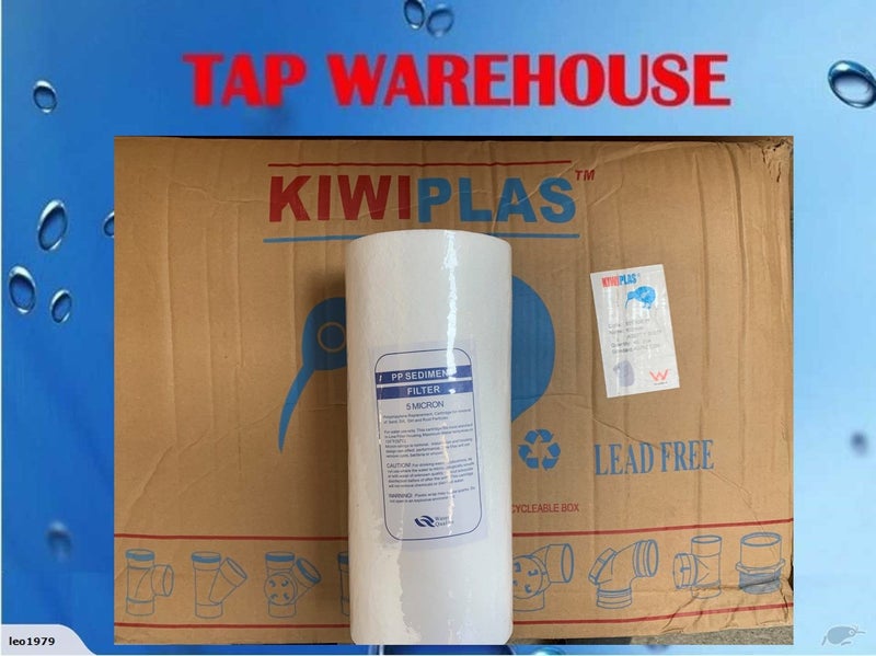 Tapwarehouse 20" x 4.5" Poly Spun Water Filter 5 micron or 1 micron or 10 micron Carousel 2
