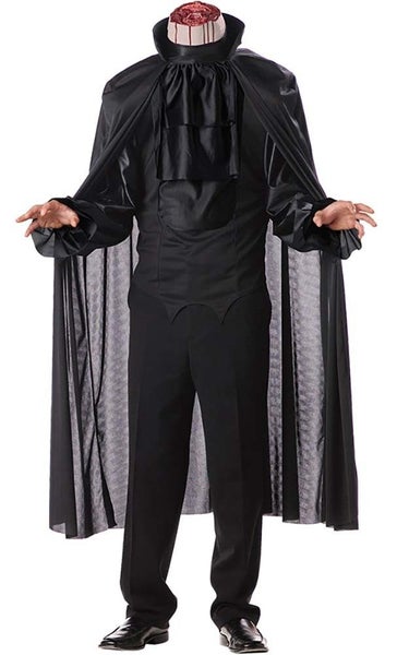 HEADLESS HORSEMAN SCARY ADULT MENS FANCY DRESS HALLOWEEN COSTUME Carousel 1