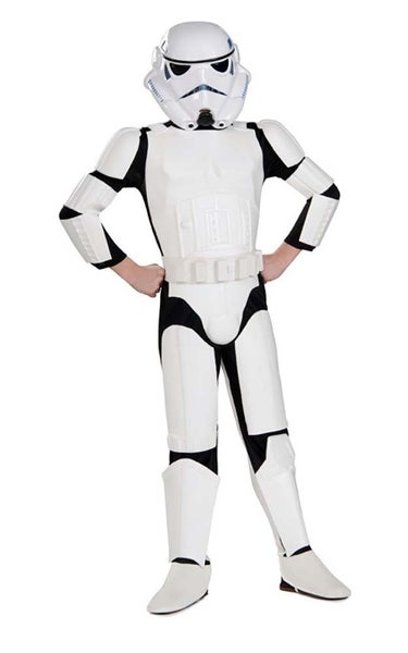 LICENSED DELUXE STORMTROOPER STAR WARS BOYS CHILD FANCY DRESS HALLOWEEN COSTUME Carousel 1