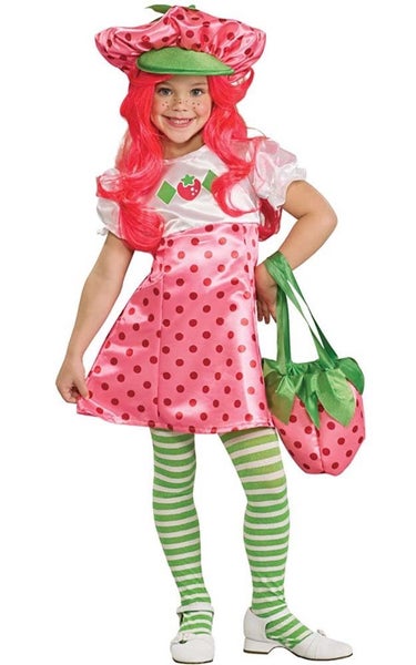 LICENSED CHILD TODDLER GIRLS STRAWBERRY SHORTCAKE FANCY DRESS BOOK WEEK COSTUME Carousel 1