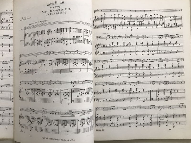 Arban's Twelve Celebrated Fantaisies and Air Hairies Piano Accompaniment Carousel 3