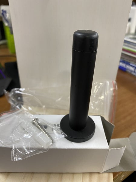 10 x Black Color Round Door Stop (1 Box) Carousel 3