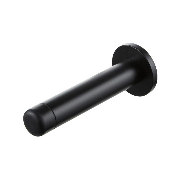 10 x Black Color Round Door Stop (1 Box) Carousel 1