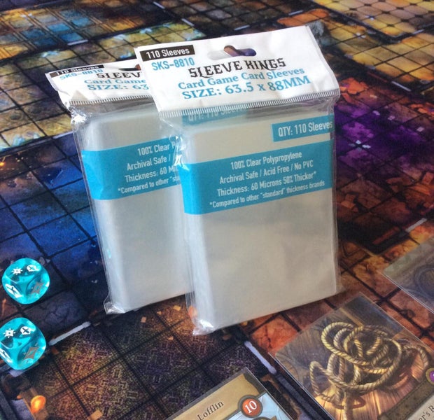 110 - 60 Microns Sleeve Kings Card Game Card Sleeves (63.5x88mm), -SKS-8810 Carousel 1