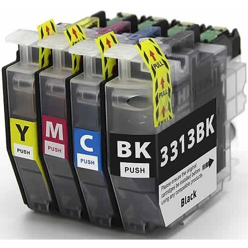 LC3313 LC3311 Compatible Set of 4 BK+C+M+Y for Brother MFCJ491DW Carousel 1