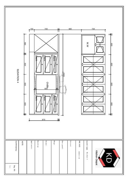 Complete Kitchen Cabinets, TWO TONE Shaker style, High Quality, Soft Close Doors Carousel 6
