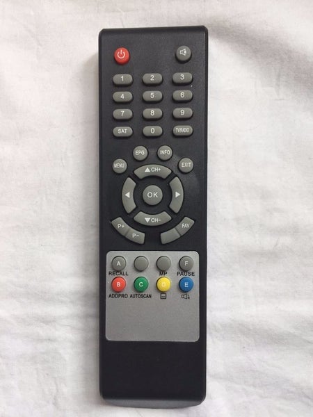 Spare or Replacement Satellite Box Remote for Flamesat Box Carousel 1