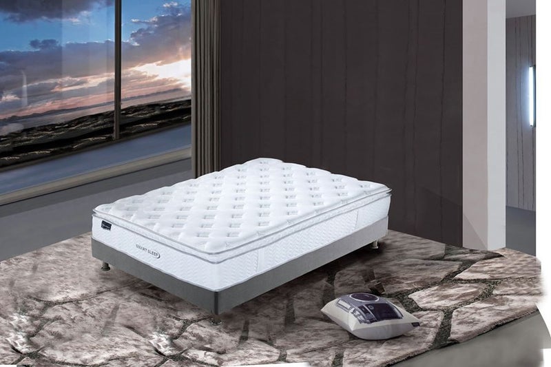 QUEEN Bed~ FIRM PILLOW TOP MATTRESS (Mattress + base) Carousel 1