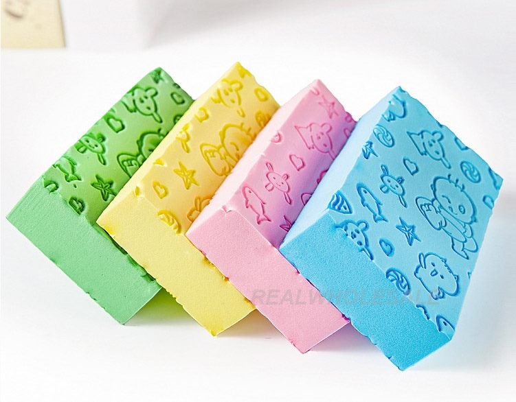 Bath Sponge Body Dead Skin Remover Exfoliating Cleaning Shower Brush For Kids Carousel 2