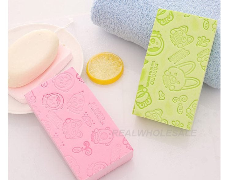 Bath Sponge Body Dead Skin Remover Exfoliating Cleaning Shower Brush Carousel 1