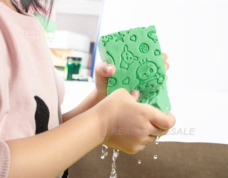 Bath Sponge Body Dead Skin Remover Exfoliating Cleaning Shower Brush Carousel 2