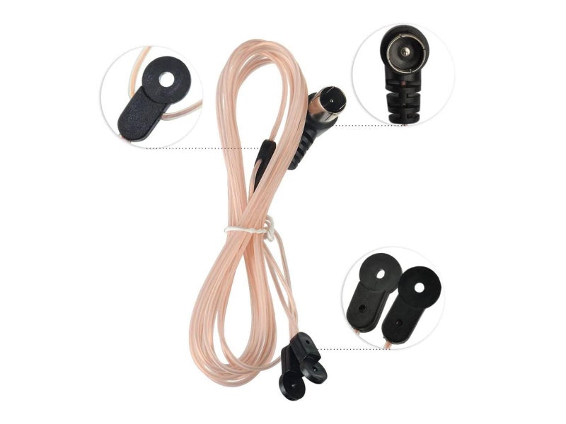 FM Antenna Dipole Antenna Indoor 75 Ohm with F Type Male Connector Carousel 2