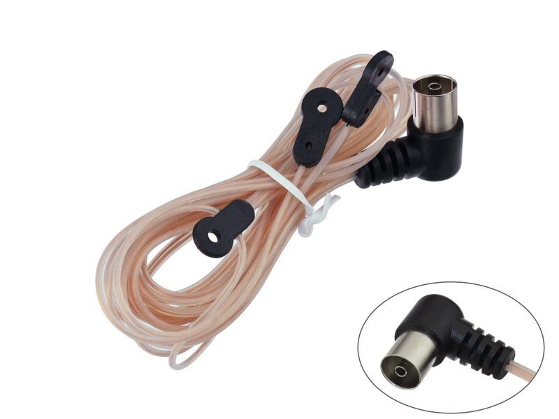 FM Antenna Dipole Antenna Indoor 75 Ohm with Female PLA Connector Carousel 1