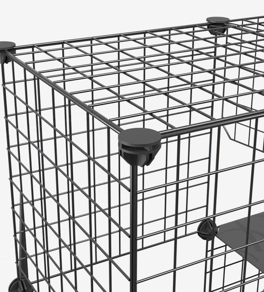 DIY Cage Large 3 Level with Top Storage White Carousel 2