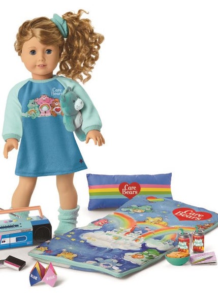 18" American Girl Doll ~ "COURTNEY MOORE'S (1986) CARE BEARS SLEEPING BAG SET" Carousel 3