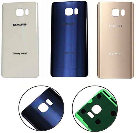 Samsung Galaxy Note 5 N920 N920F Back Cover BLUE 2 Logos Carousel 1