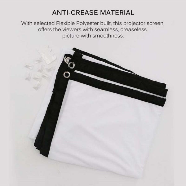 84-Inch Soft Foldable Projector Screen New Carousel 13